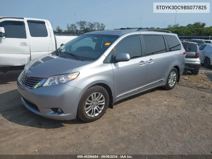 5TDYK3DC9BS077825 2011 Toyota Sienna Xle V6