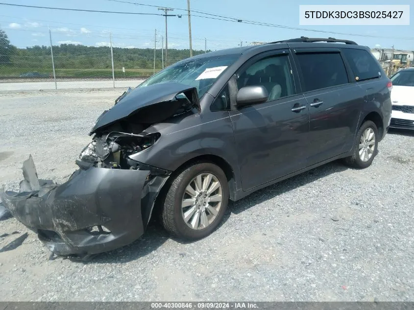 5TDDK3DC3BS025427 2011 Toyota Sienna Xle