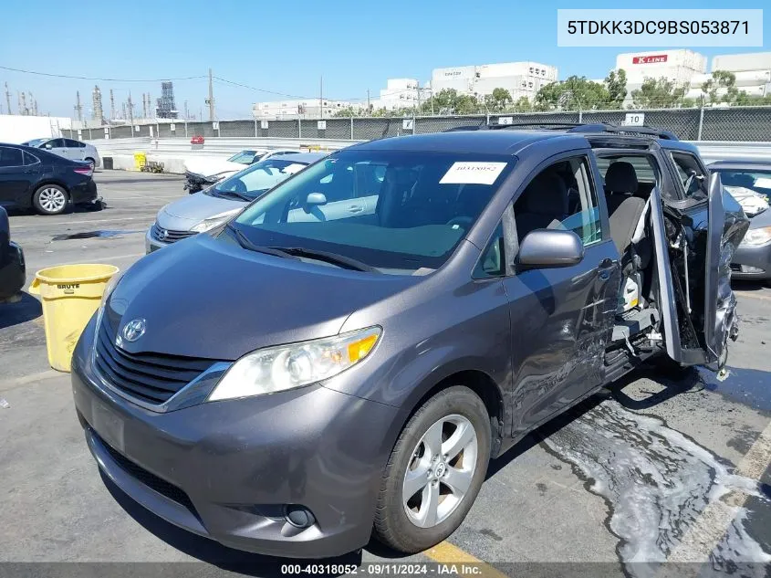 5TDKK3DC9BS053871 2011 Toyota Sienna Le V6