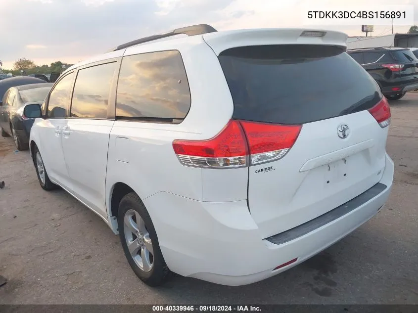 5TDKK3DC4BS156891 2011 Toyota Sienna Le