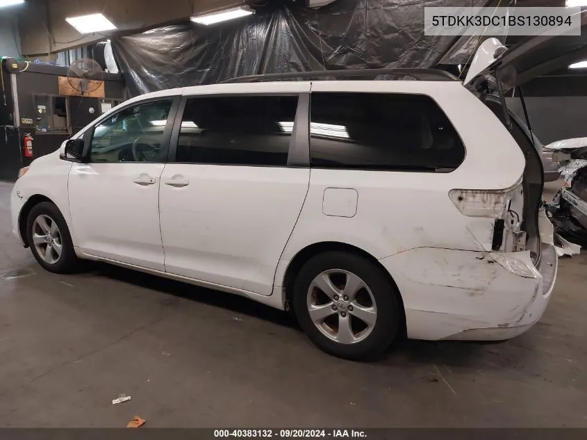 5TDKK3DC1BS130894 2011 Toyota Sienna Le V6