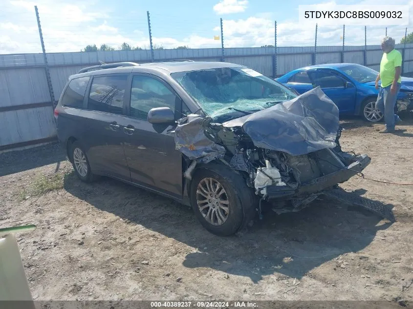 5TDYK3DC8BS009032 2011 Toyota Sienna Xle V6