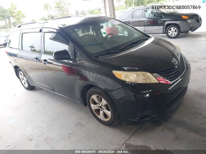 5TDKK3DC9BS057869 2011 Toyota Sienna Le