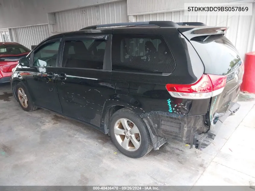 5TDKK3DC9BS057869 2011 Toyota Sienna Le