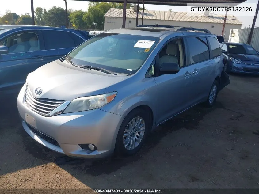 5TDYK3DC7BS132126 2011 Toyota Sienna Xle/Limited