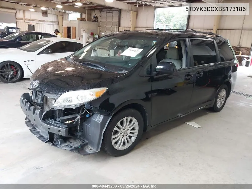 5TDYK3DCXBS173186 2011 Toyota Sienna Xle/Limited