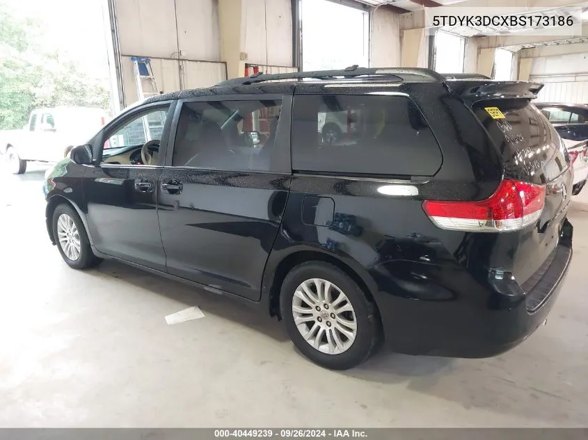 2011 Toyota Sienna Xle/Limited VIN: 5TDYK3DCXBS173186 Lot: 40449239