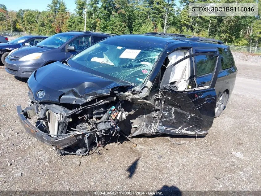 5TDXK3DC1BS116046 2011 Toyota Sienna Se