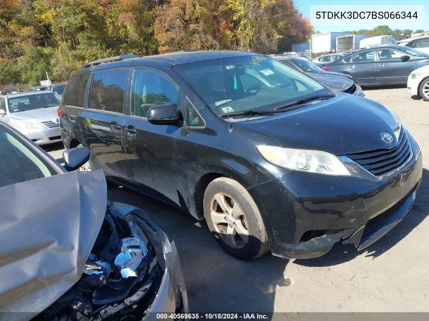 5TDKK3DC7BS066344 2011 Toyota Sienna Le V6