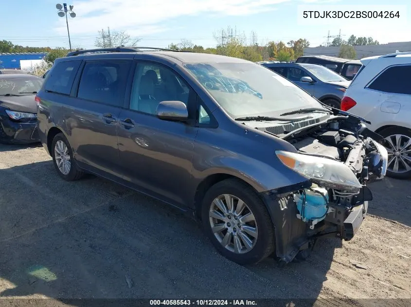 2011 Toyota Sienna Le VIN: 5TDJK3DC2BS004264 Lot: 40585543