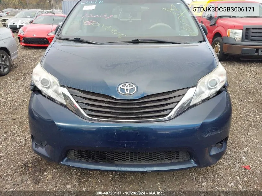 5TDJK3DC5BS006171 2011 Toyota Sienna Le