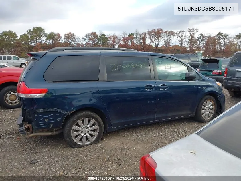 5TDJK3DC5BS006171 2011 Toyota Sienna Le