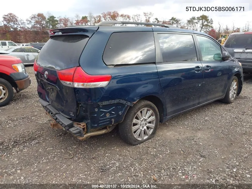 5TDJK3DC5BS006171 2011 Toyota Sienna Le