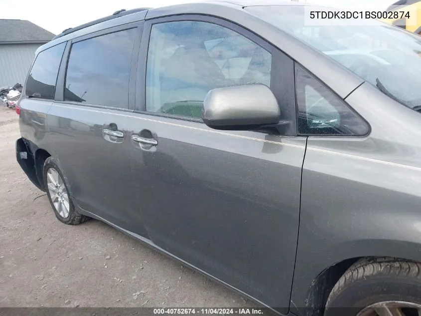 5TDDK3DC1BS002874 2011 Toyota Sienna Xle