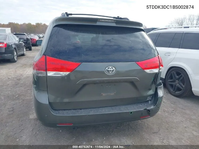 5TDDK3DC1BS002874 2011 Toyota Sienna Xle