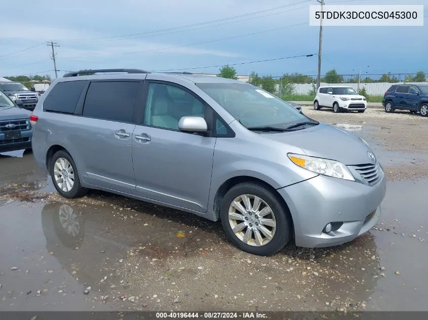 5TDDK3DC0CS045300 2012 Toyota Sienna Limited 7 Passenger