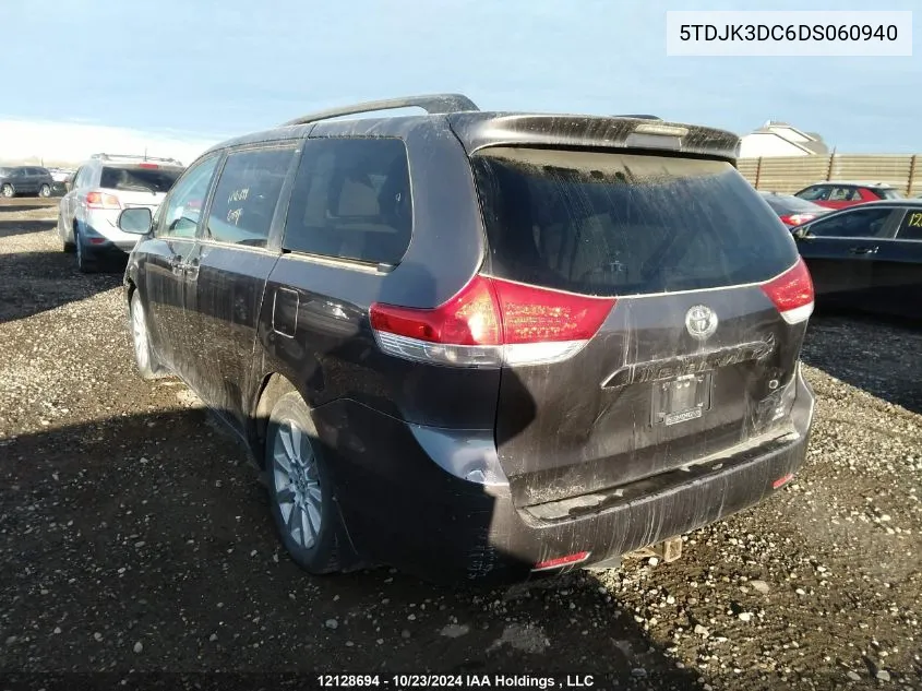 5TDJK3DC6DS060940 2013 Toyota Sienna Le