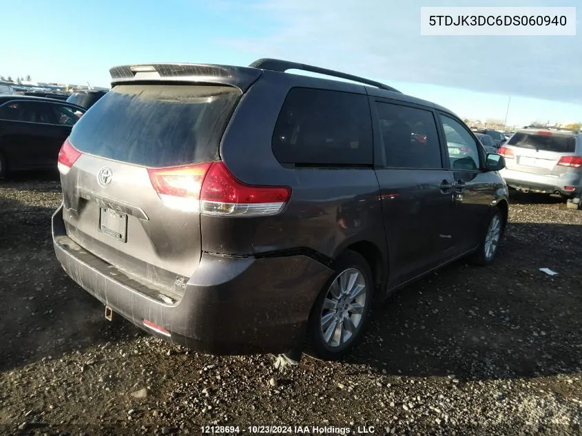 5TDJK3DC6DS060940 2013 Toyota Sienna Le