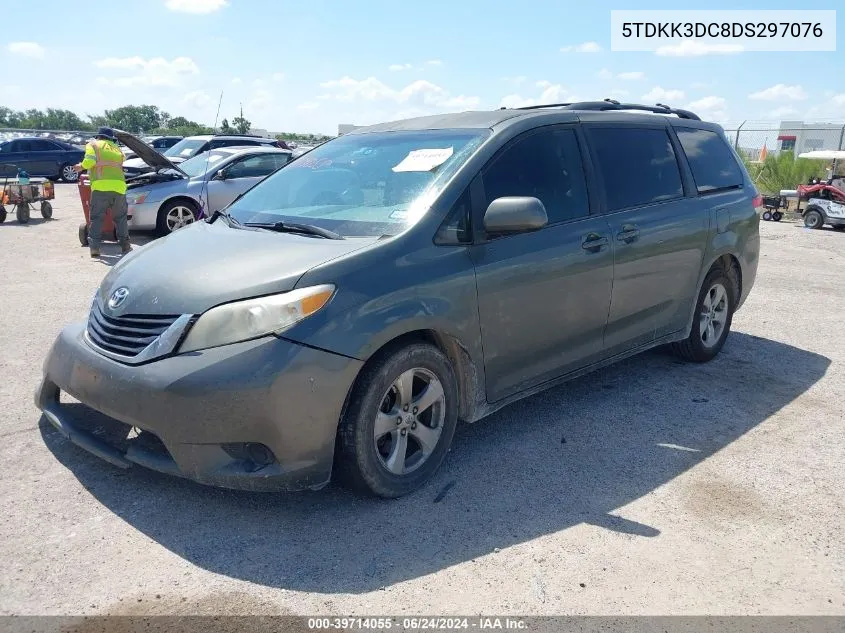 5TDKK3DC8DS297076 2013 Toyota Sienna Le V6 8 Passenger