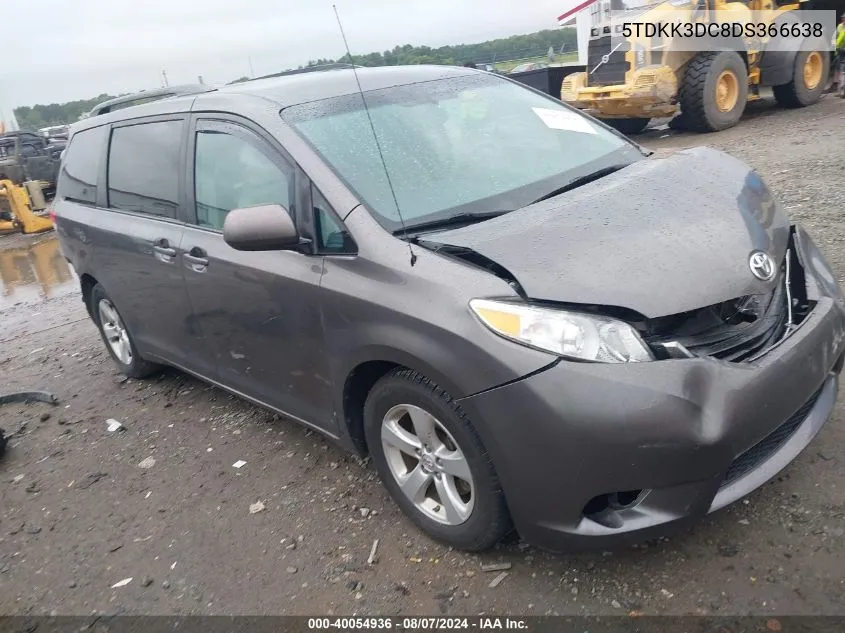 5TDKK3DC8DS366638 2013 Toyota Sienna Le