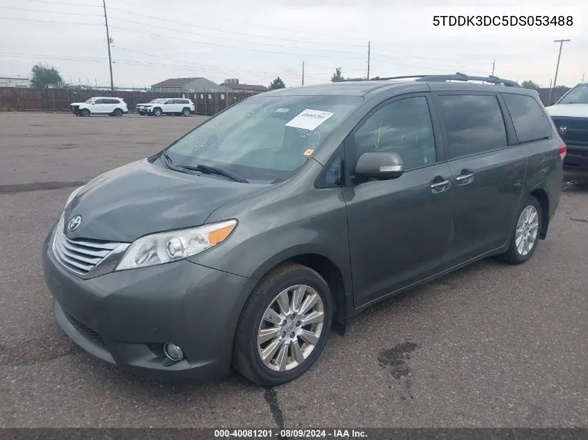 5TDDK3DC5DS053488 2013 Toyota Sienna Limited 7 Passenger