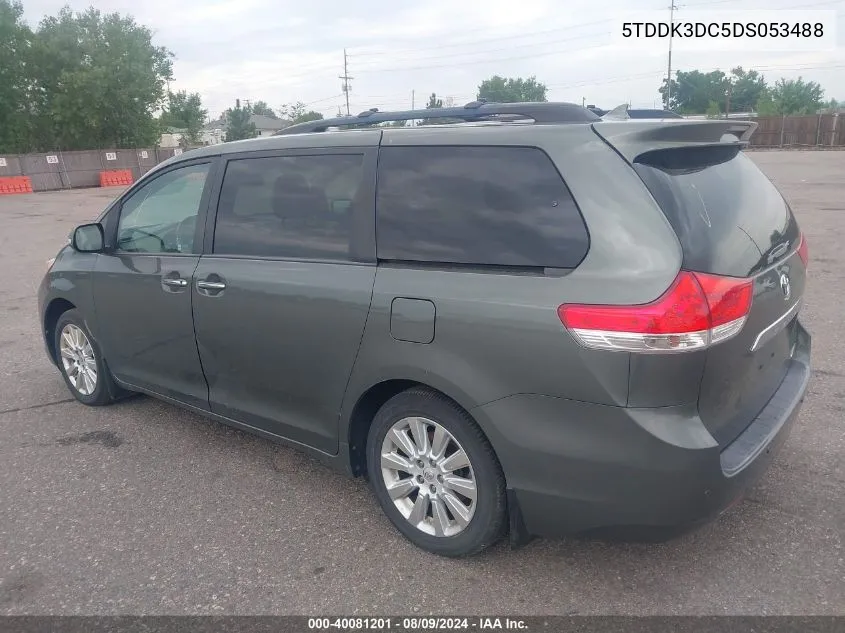 5TDDK3DC5DS053488 2013 Toyota Sienna Limited 7 Passenger