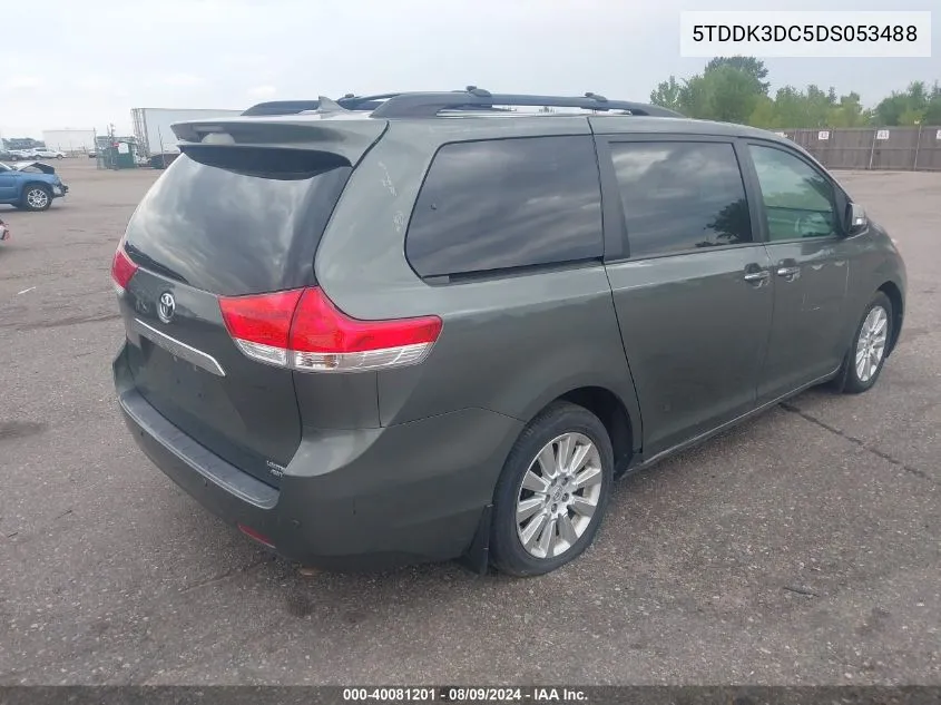 5TDDK3DC5DS053488 2013 Toyota Sienna Limited 7 Passenger