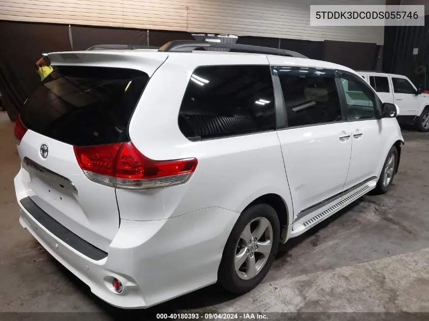 5TDDK3DC0DS055746 2013 Toyota Sienna Xle 7 Passenger