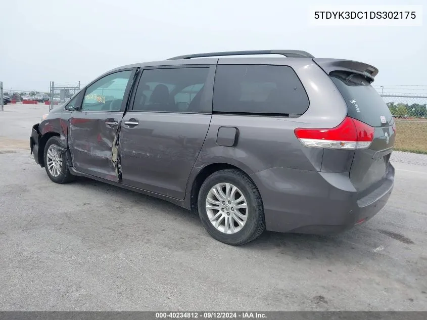 2013 Toyota Sienna Xle/Limited VIN: 5TDYK3DC1DS302175 Lot: 40234812