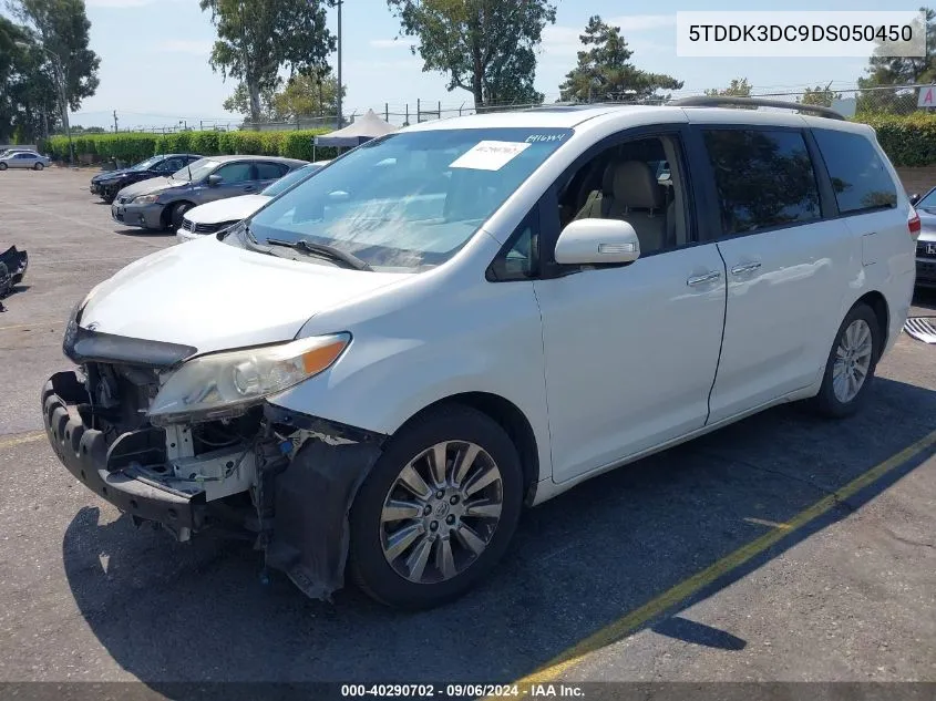 2013 Toyota Sienna Limited 7 Passenger VIN: 5TDDK3DC9DS050450 Lot: 40290702