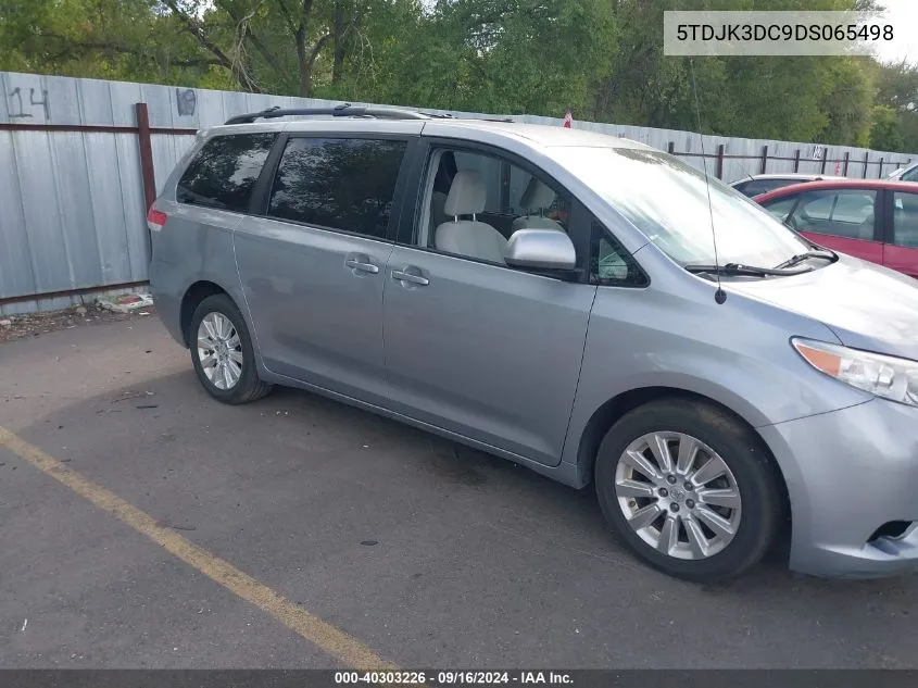 5TDJK3DC9DS065498 2013 Toyota Sienna Le 7 Passenger