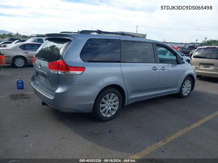 5TDJK3DC9DS065498 2013 Toyota Sienna Le 7 Passenger