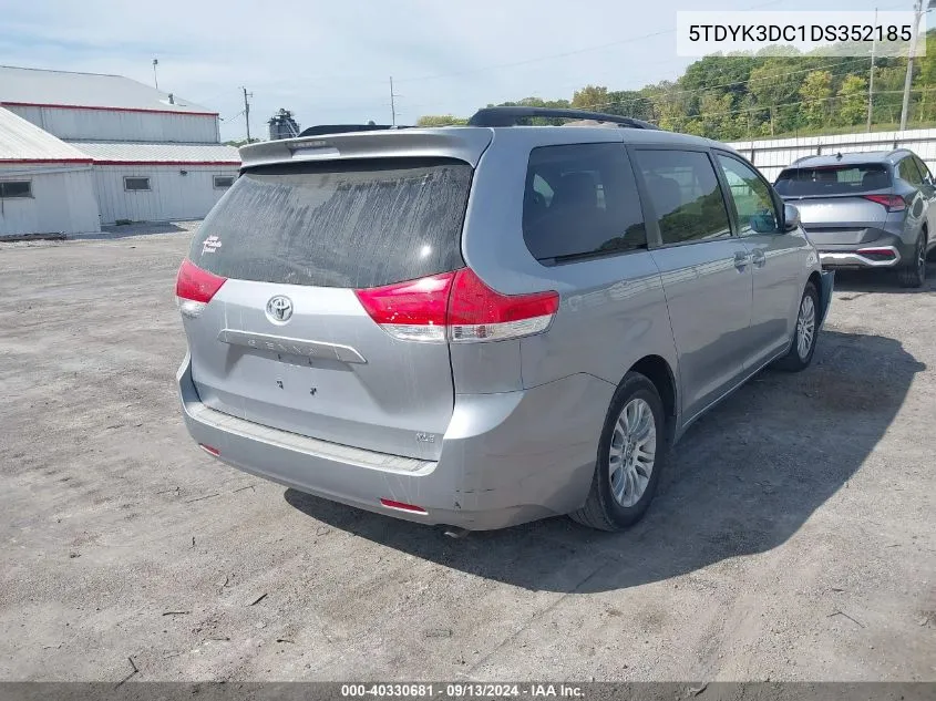 2013 Toyota Sienna Xle/Limited VIN: 5TDYK3DC1DS352185 Lot: 40330681