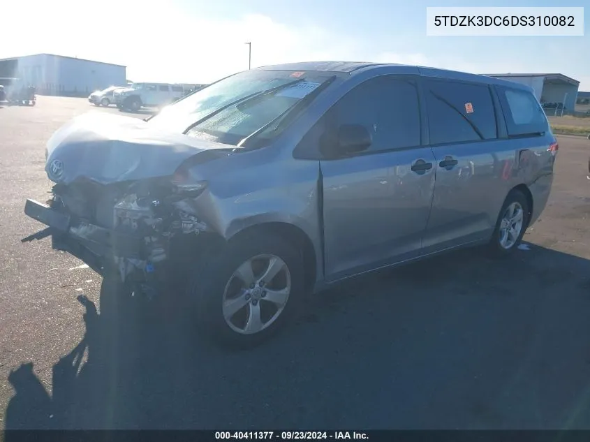 5TDZK3DC6DS310082 2013 Toyota Sienna