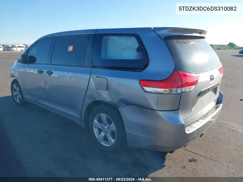 5TDZK3DC6DS310082 2013 Toyota Sienna