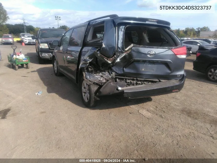 5TDKK3DC4DS323737 2013 Toyota Sienna Le V6 8 Passenger