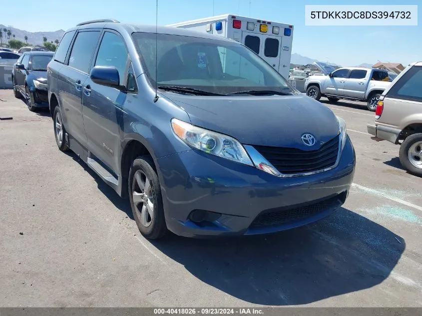 5TDKK3DC8DS394732 2013 Toyota Sienna