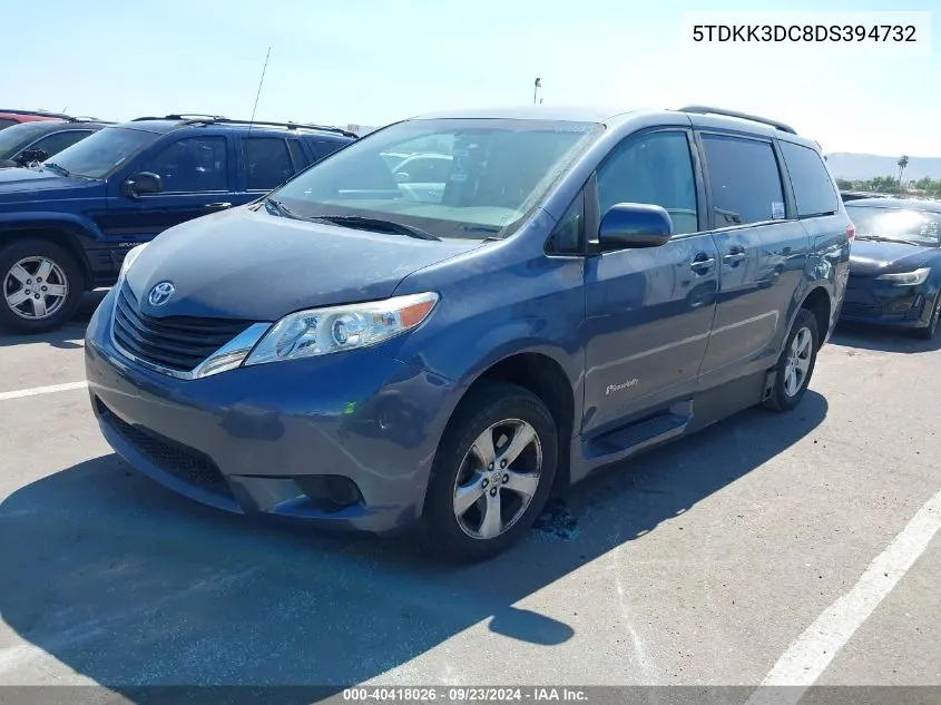 5TDKK3DC8DS394732 2013 Toyota Sienna