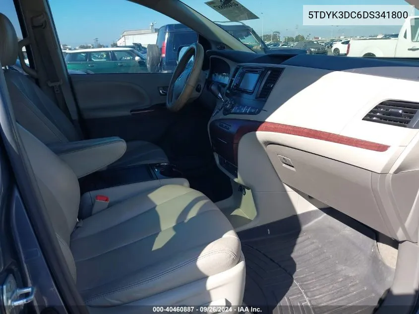 5TDYK3DC6DS341800 2013 Toyota Sienna Xle V6 8 Passenger