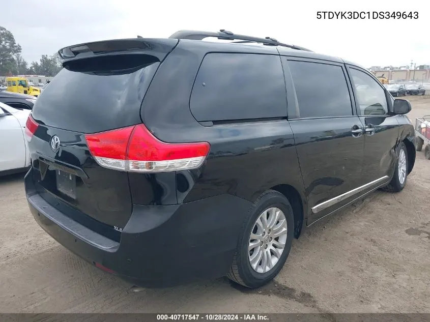 5TDYK3DC1DS349643 2013 Toyota Sienna Xle/Limited