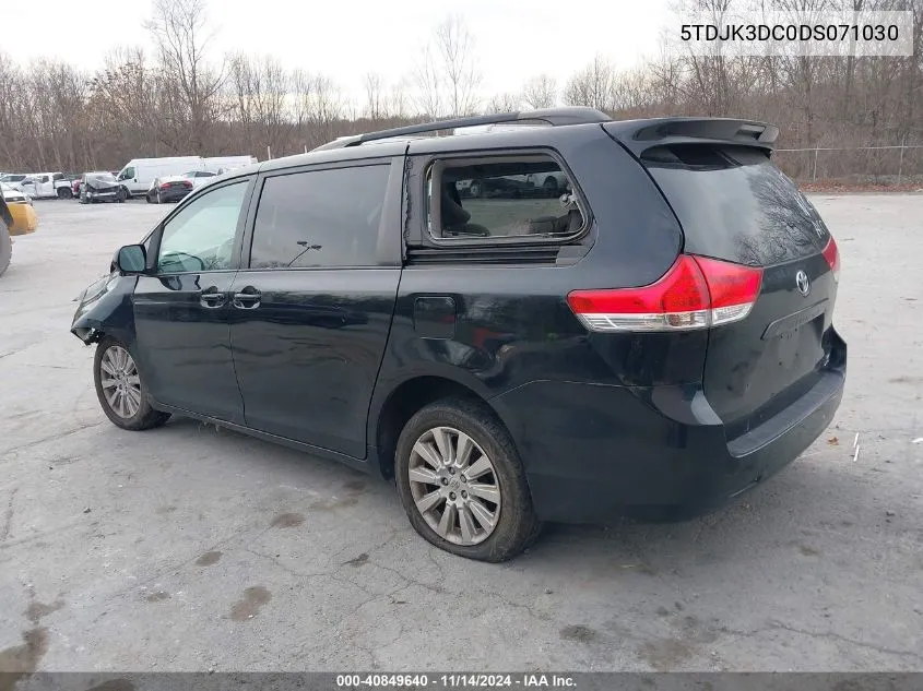 5TDJK3DC0DS071030 2013 Toyota Sienna Le 7 Passenger