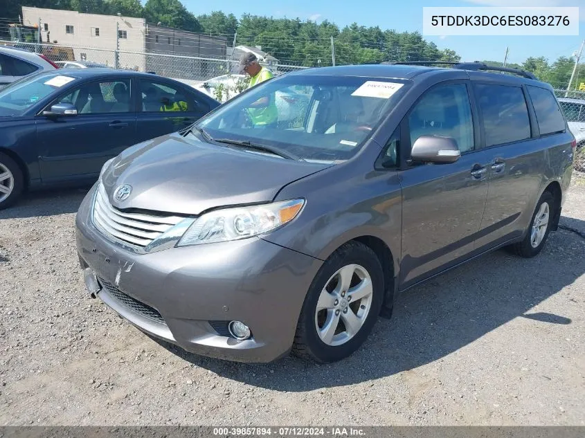 5TDDK3DC6ES083276 2014 Toyota Sienna Limited 7 Passenger