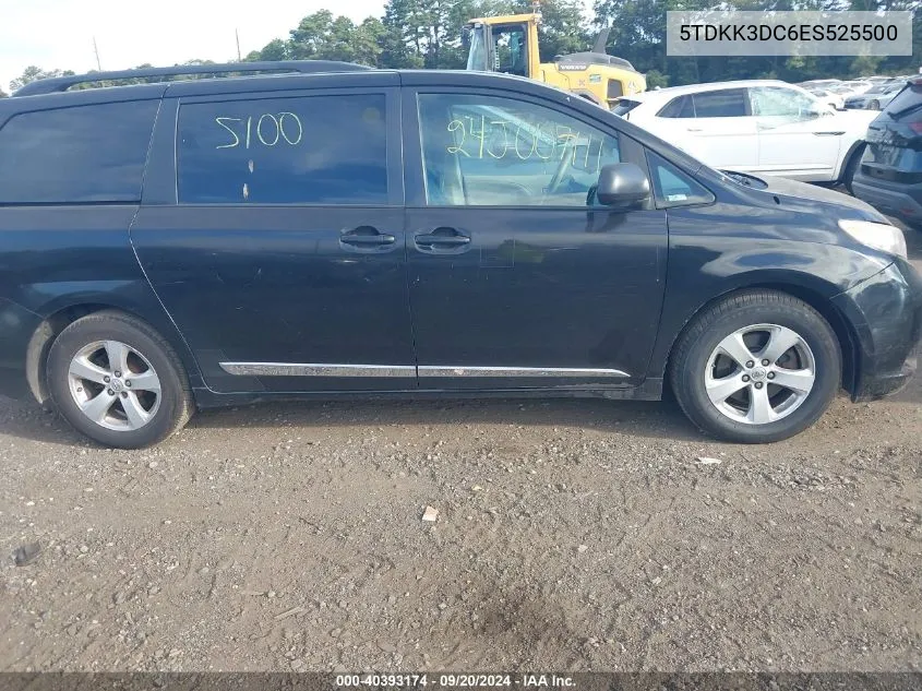 5TDKK3DC6ES525500 2014 Toyota Sienna Le V6 8 Passenger