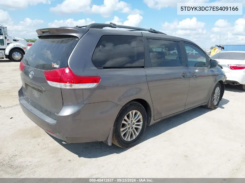 2014 Toyota Sienna Xle/Limited VIN: 5TDYK3DC7ES409166 Lot: 40412537