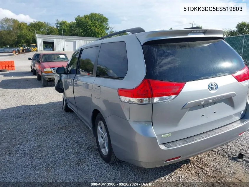 5TDKK3DC5ES519803 2014 Toyota Sienna Le