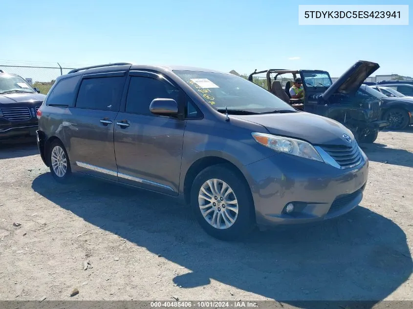 2014 Toyota Sienna Xle/Limited VIN: 5TDYK3DC5ES423941 Lot: 40485406