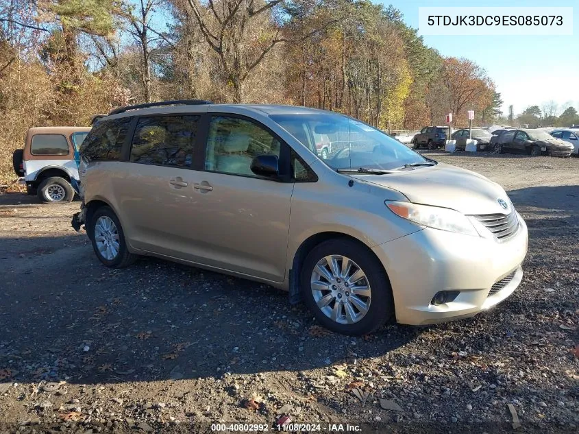 2014 Toyota Sienna Le 7 Passenger VIN: 5TDJK3DC9ES085073 Lot: 40802992