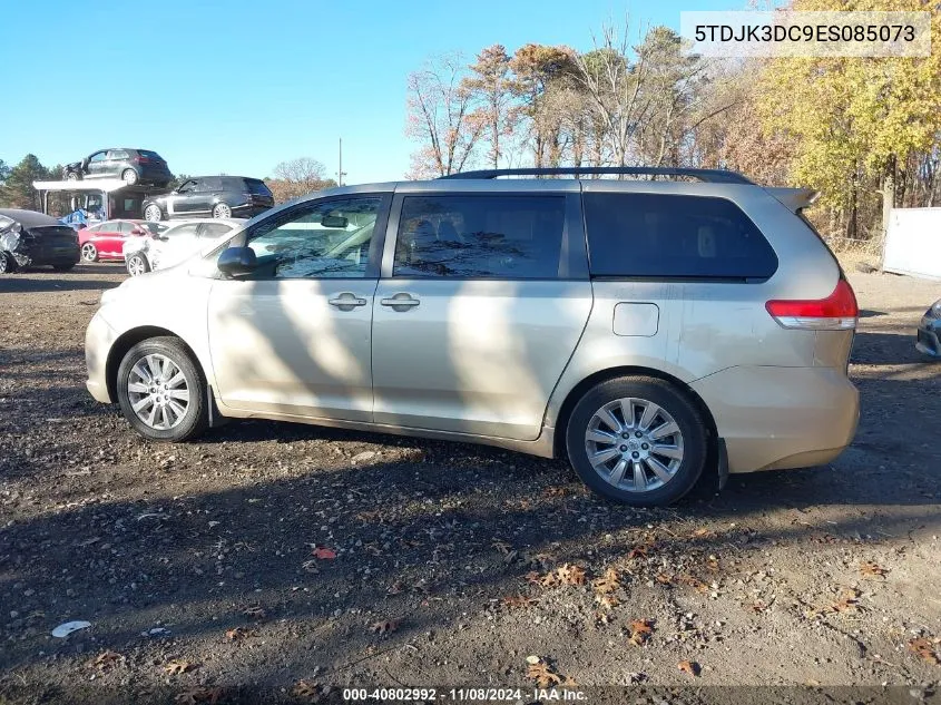 2014 Toyota Sienna Le 7 Passenger VIN: 5TDJK3DC9ES085073 Lot: 40802992