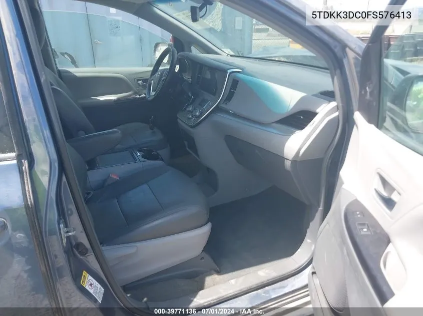 5TDKK3DC0FS576413 2015 Toyota Sienna Le 8 Passenger