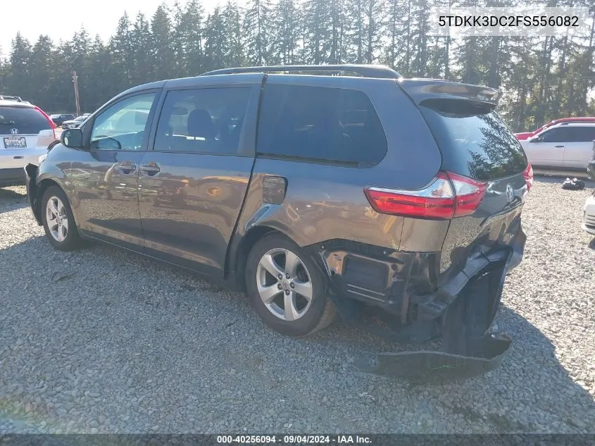 5TDKK3DC2FS556082 2015 Toyota Sienna Le 8 Passenger